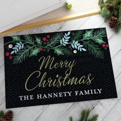 Cebrin Non-Slip Christmas Outdoor Doormat