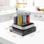 Tiroir de rangement pour capsules Bartesian, porte-capsules empilable compatible avec la machine à cocktail Bartesian compatible avec la machine à cocktail Bev de Black + Decker - noir / capacité de 40 capsules