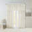 Lightweight Faux Silk Valance With Beads 50X26"-111598903