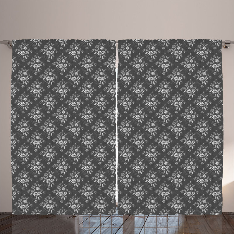 Semi Sheer Curtain Pair