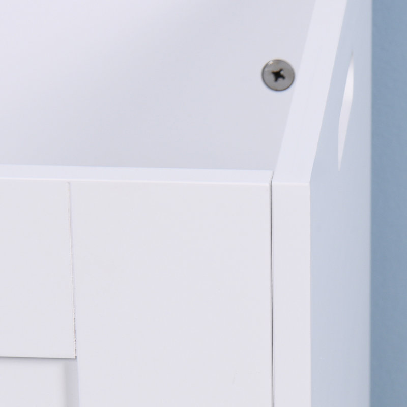 Armoire de rangement blanche à grande capacité avec charnières - pouvant accueillir davantage de salon et de banc d'entrée dans la chambre à coucher