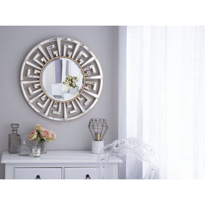 Alorie Metal Flat Wall Mirror