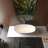 65" Freestanding Solid Surface Bathtub-110743827