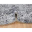 Tapis décoratif noué à la main gris New Age de conception unique 8 pi