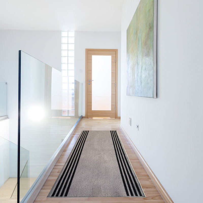 Kapp Performance Striped Indoor Rug, Runner 2'2" x 23'