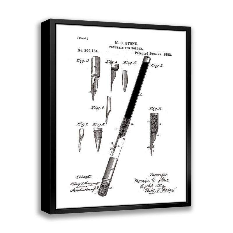«Fountain Pen» par Stanley Print House - on, L 11 po x H 14 po
