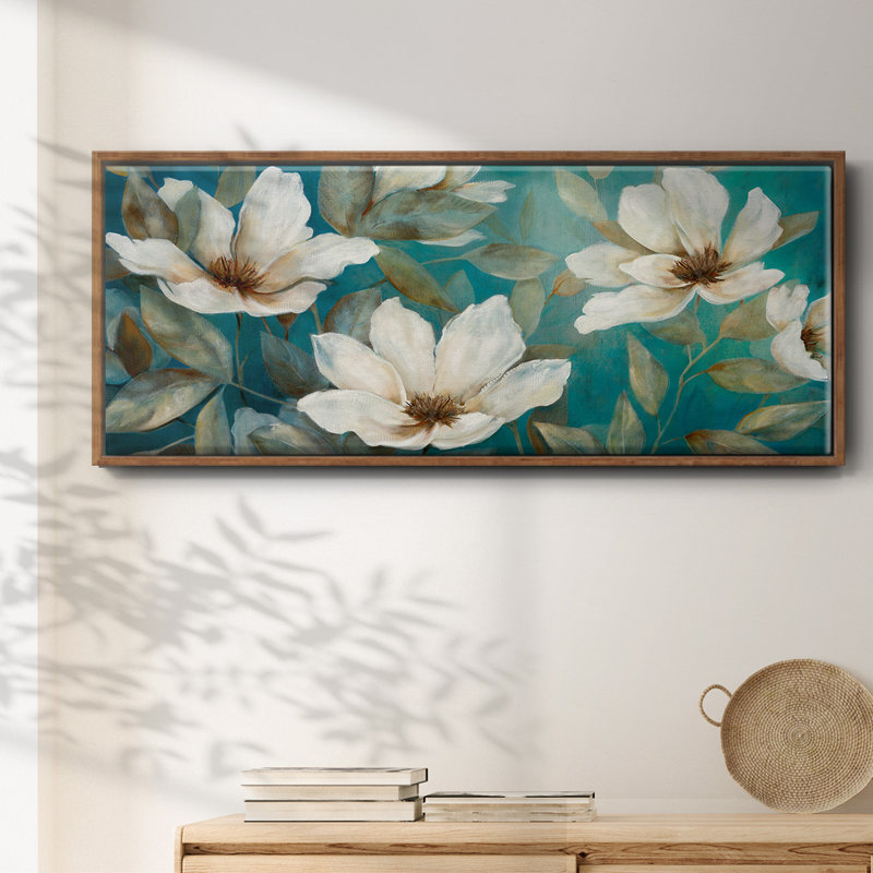 Toile encadrée Shade of Blue, H 12 po x l 30 po