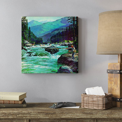 " Fly Fishing " by Curtis Publishing
