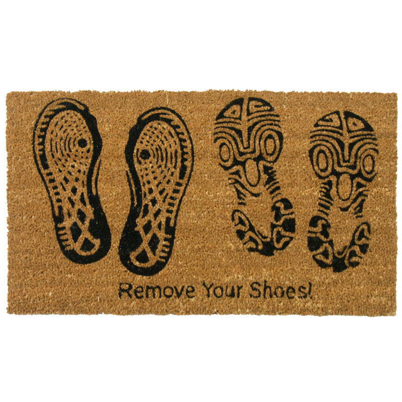 Enlevez vos chaussures 30 po x 18 po tapis de porte extérieur antidérapant Issaquah