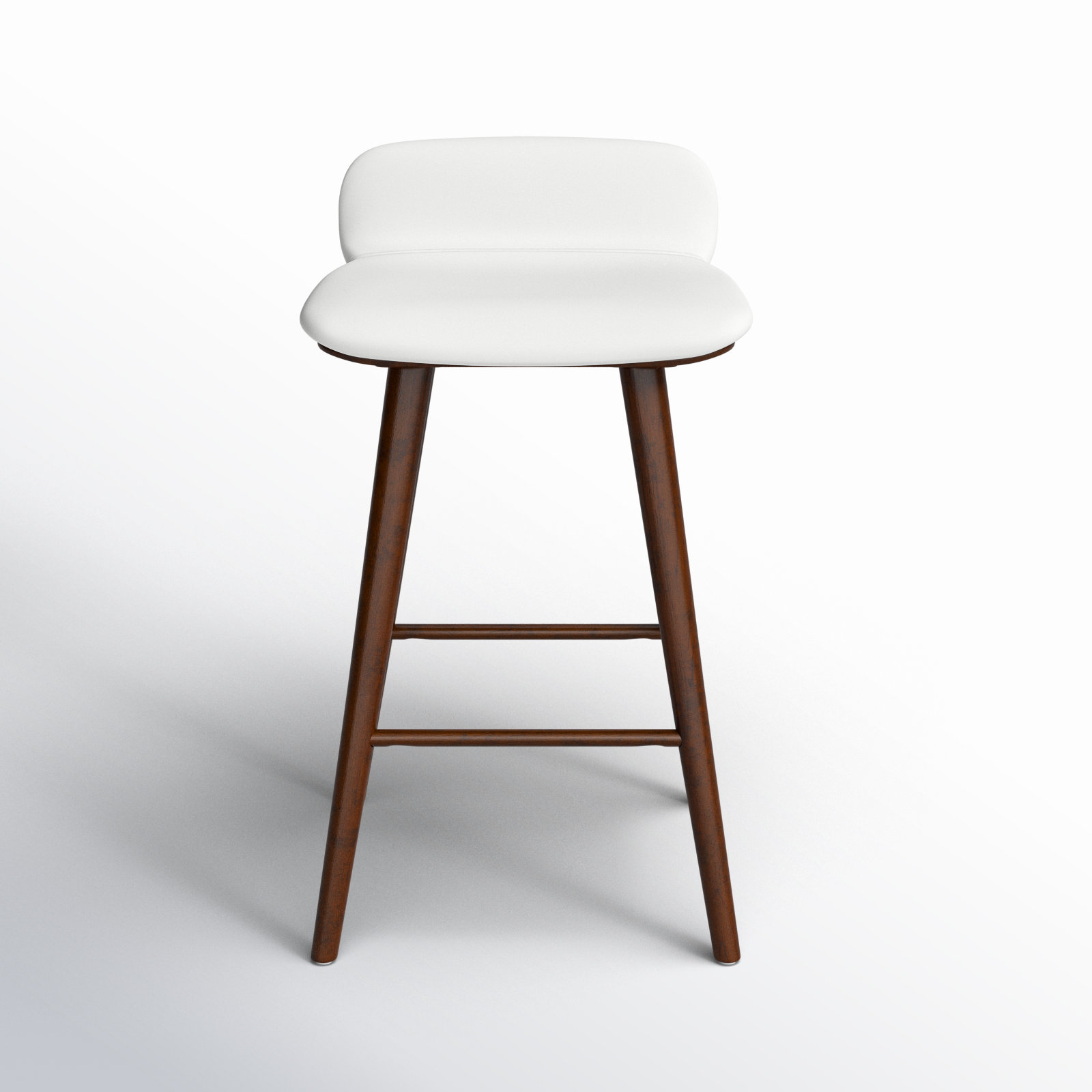 Vanya Barstool, White, Short Stool - 28"