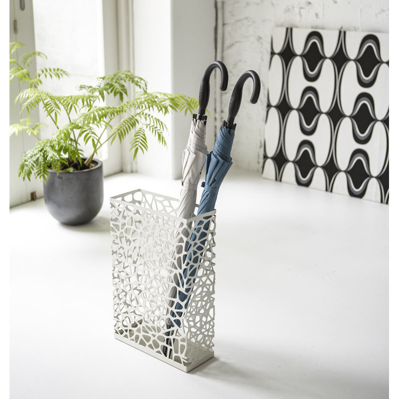 Porte-parapluies autoportant Asla, Noir, H 17,7 po x l 11,8 po x P 4,7 po, Rectangle