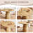 43" Wooden Circular Dining Table-1977861077