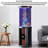 Cylindrical Acrylic Aquariums Tank with Iron Frame-1743713883