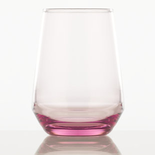 European Style Crystal, Stemmed Wine Glasses, Acrylic Glasses Tritan Drinkware, Unbreakable Muted Color | Set of 6 | Shatterproof BPA-Free Plastic