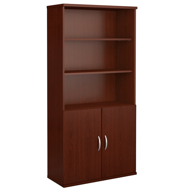 Series C Storage Bookcase, Mahogany