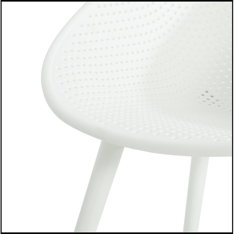 Chaise d'appoint Gable (ensemble de 2), Blanc