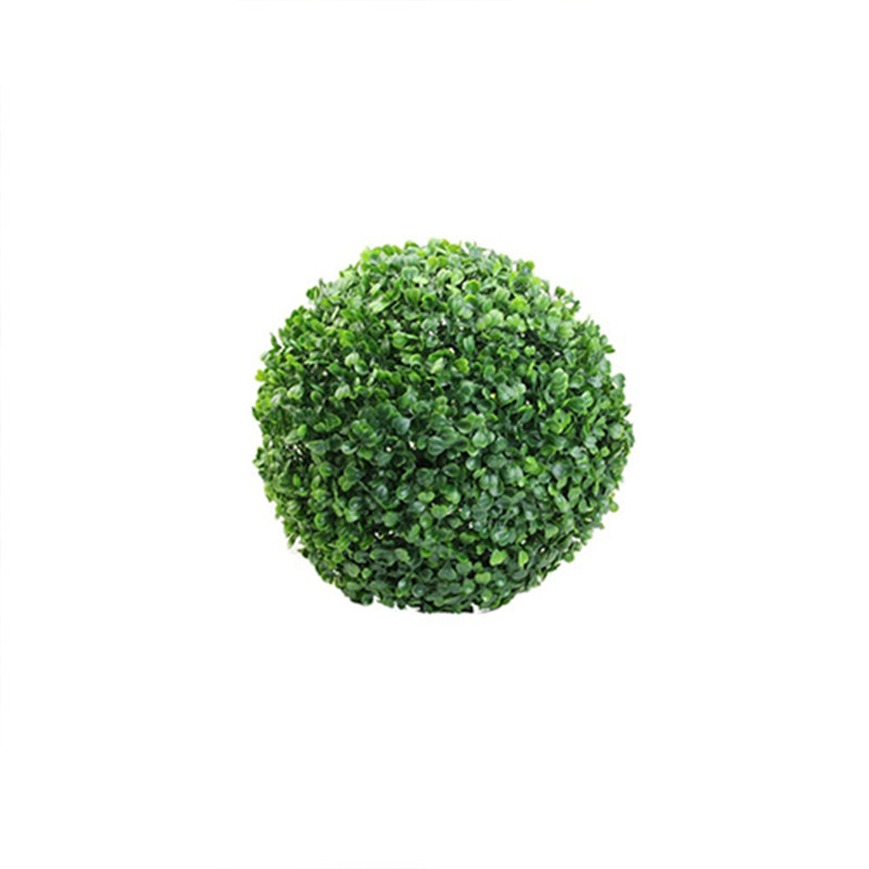 Boule de topiaire en plastique vert verdoyant, 7,07 po x 7,07 po