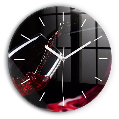 Glass Wall Clock