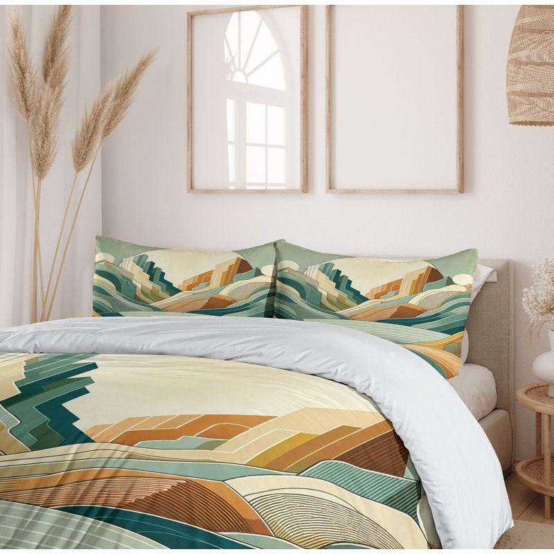 Lake Duvet Cover, King Duvet Cover + 2 Standard Shams
