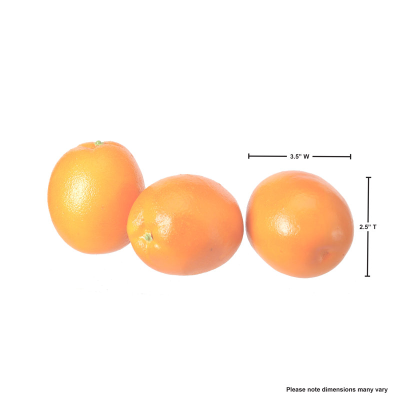 Remplissage de vase 3,5 po orange