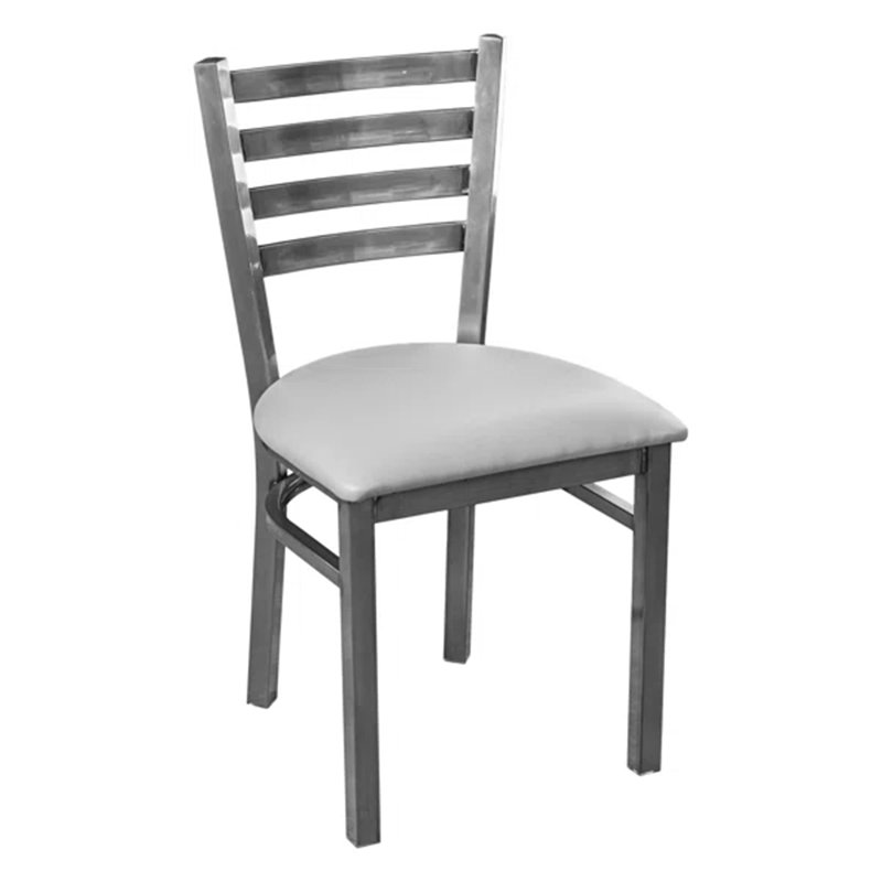 Ensemble de table ronde 36 "avec chaises, Gris, Gris/argent