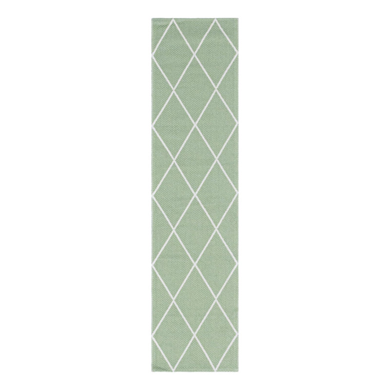 Siya Cotton Geometric Indoor Rug, Runner 2' x 7'10"