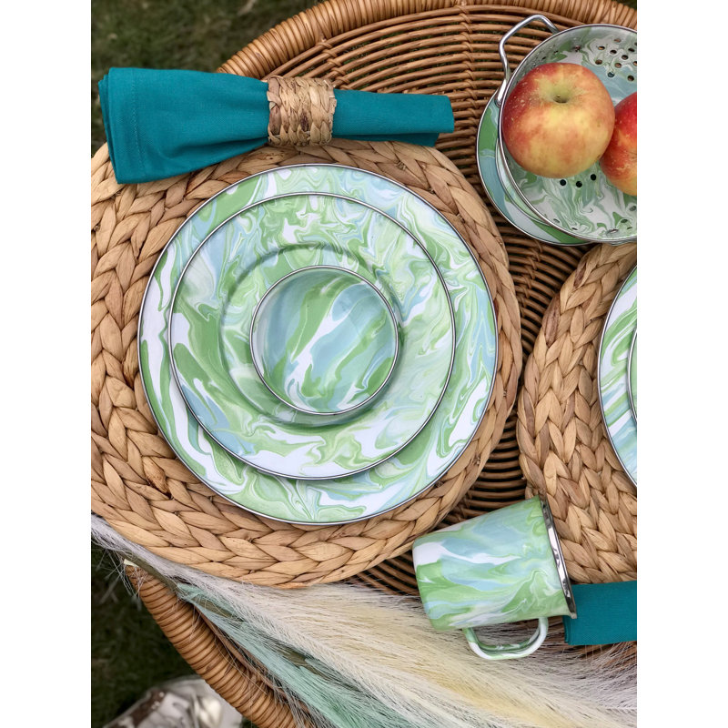 Set of 4 Modern Monet Dinner Plates