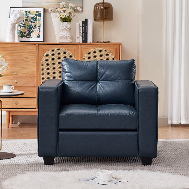 Fauteuil d'appoint Cozy, Bleu