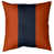 Orange et bleu marine