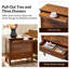 Launcelot Eliseo 28.5"W Transitional 3 Drawers End Table with Built-In Outlets USB Type C-115699395