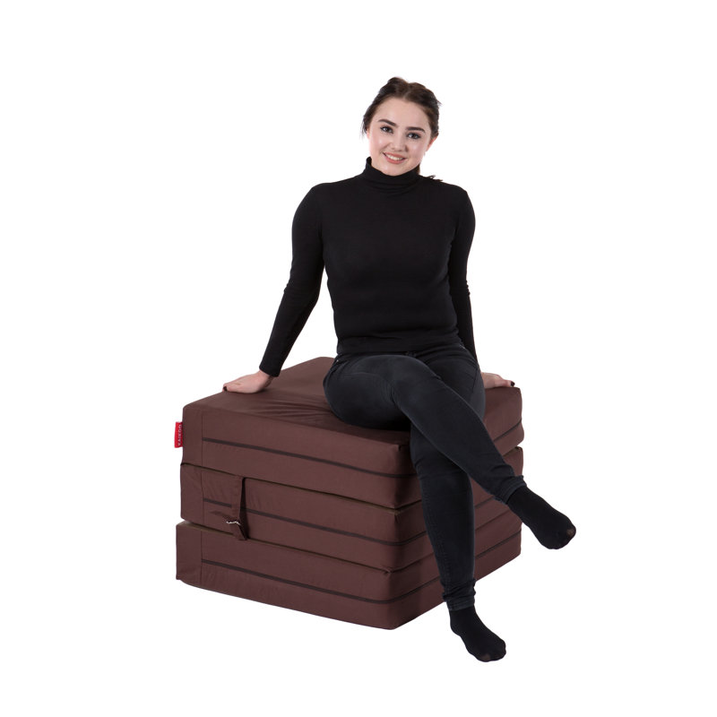 Polyester Bean Bag Lounger, Chocolate