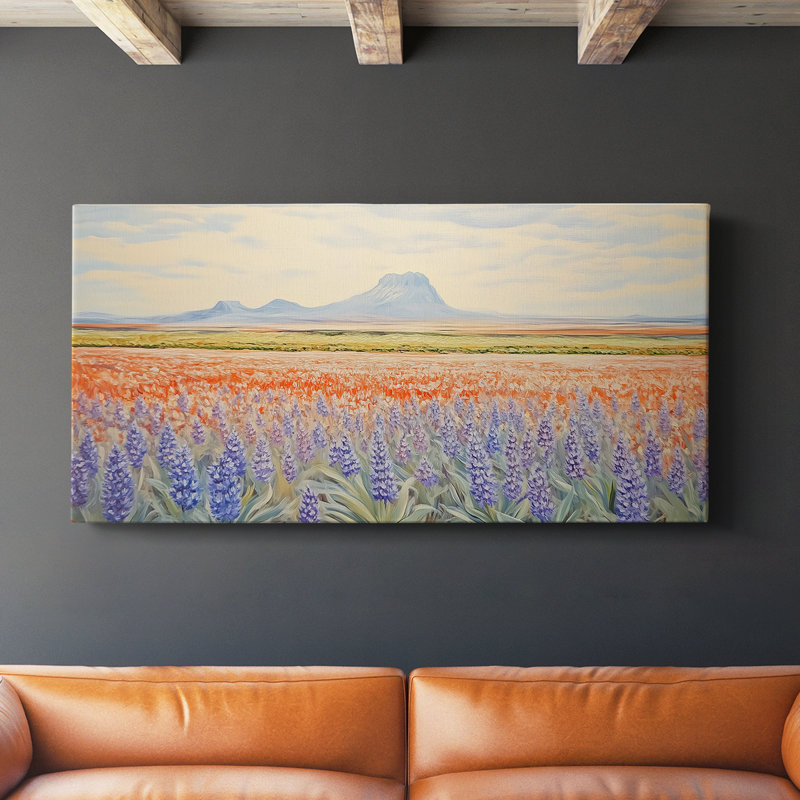 Botanical Series-CCXXVII- Toile tendue avec châssis - Prêt à être accroché, H 16 po x l 32 po