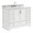 49'' Single Bathroom Vanity with Carrara Marble Top-93359260