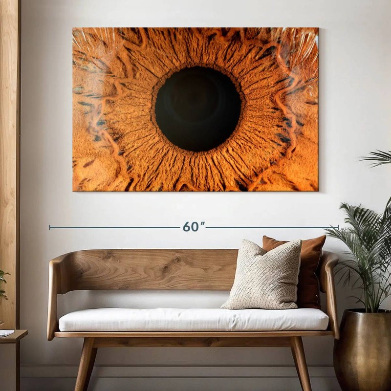 Alcaraz Brown Iris, 34" H x 51" W