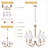 6-Light Dimmable Traditional/Classic Chandelier