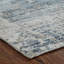 Tapis bleu / beige à motif abstrait Ann-876102827