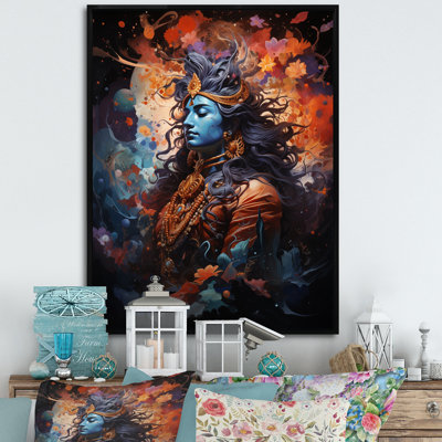 Hinduisim Art Shivas Cosmic - Hinduisim Canvas Wall Art