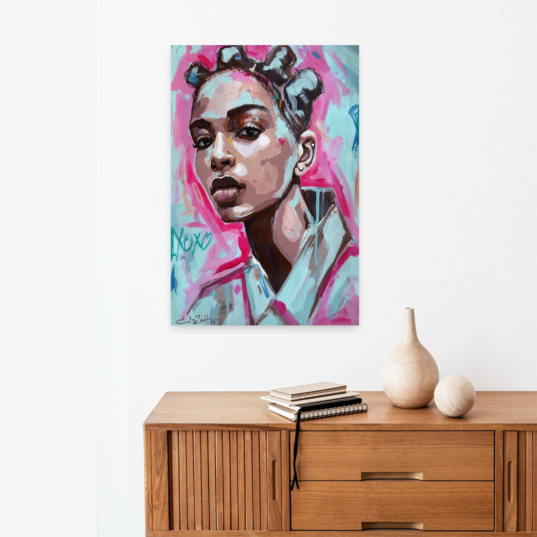 Xoxo Abstract Contemporary Wall Art Print