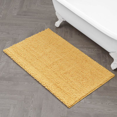Laura Ashley Astor Chenille Non-Slip Bath Mat