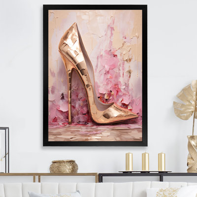 Fashion Chic High Heel - Fashion High Heels Wall Decor