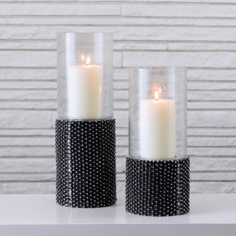 Tropical Jackfruit Texture Small Hurricane Candle Holder