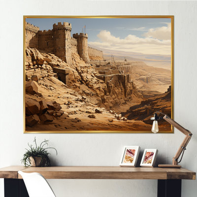 " Abstract Judaism Masada Fortress Mystery I "