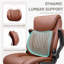 Fauteuil de direction ergonomique en cuir de polyuréthane avec dossier indépendant Loriece-27496488