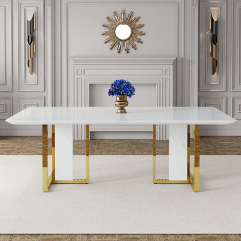 Table de salle à manger Modern, Blanc