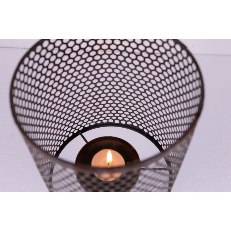 Nostalgia 14'' H Metal Tabletop Candlestick