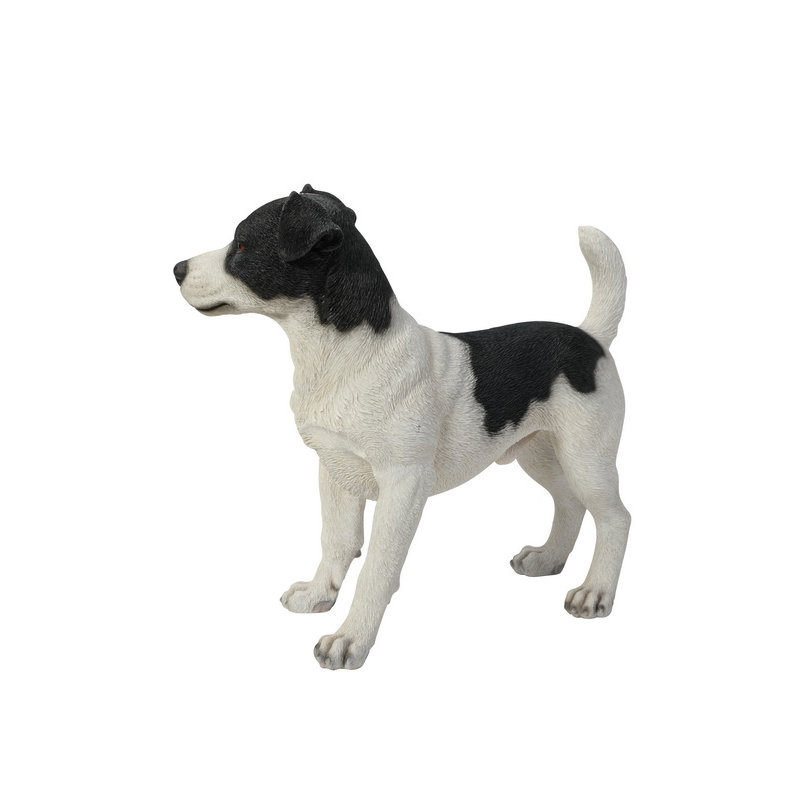 Statue d'un chien Jack Russel en position debout
