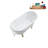 57.5'' x 29.5'' Soaking Acrylic Bathtub-83636126-83636123