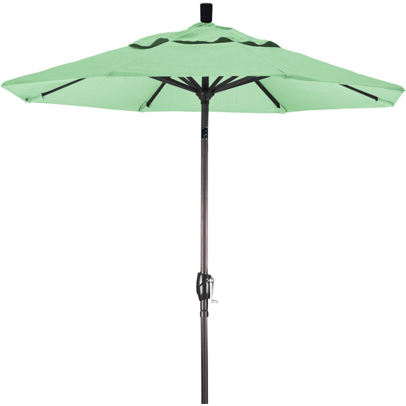 Parasol de marché 7,5', Bronze, Toile Ginkgo Performance, Pacifique