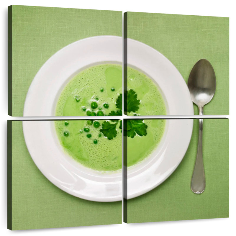 Soupe aux pois verts Yarlin, H 45 po x l 45 po