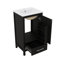 Meuble-lavabo moderne avec lavabo en céramique-1186926635